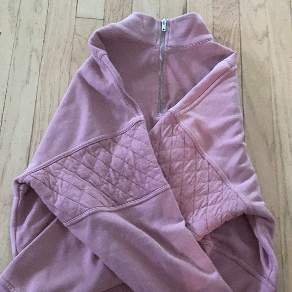 Pink Quarter Zip Sweater